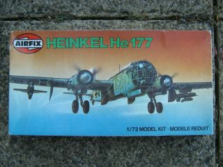 Vintage - Airfix - 1:72 Heinkel He177 - Model Kit - Boxed/sealed - 1979