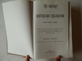 Ernest Favenc THE HISTORY OF AUSTRALIAN EXPLORATION FROM 1788 To 1888 HC Exc 2