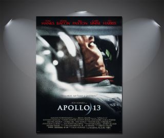 Apollo 13 Tom Hanks Vintage Movie Poster - A1,  A2,  A3,  A4 Available