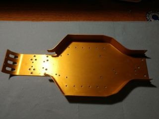 Vintage Team Associated Rc10 Gold Pan Chassis " B " Stamp (shape)