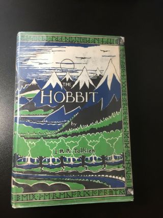 The Hobbit J.  R.  R.  Tolkien,  2nd Edition,  1965,  Hc Dj,  In Vg