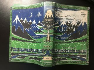 The Hobbit J.  R.  R.  Tolkien,  2nd edition,  1965,  HC DJ,  in VG 4