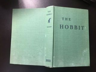 The Hobbit J.  R.  R.  Tolkien,  2nd edition,  1965,  HC DJ,  in VG 5