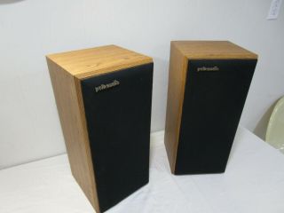Vintage Polk Audio 5jr Monitor Series Speakers - - - - - - - - - - - - - - - - Cool