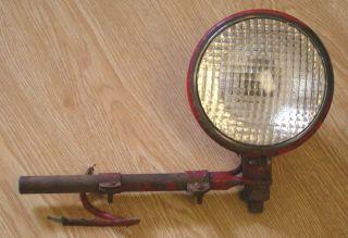 1940s - 50s Farmall Tractor Light W/ Mounting Bar Vintage Ih Part