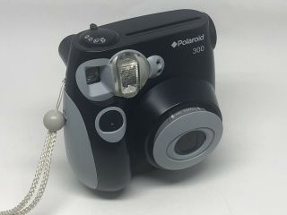 Polaroid Pic 300 Instant Film Camera Black Case Film