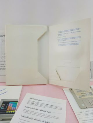 Vintage IBM Personal System/2 Model 70 Quick Reference and Reference Diskette 4