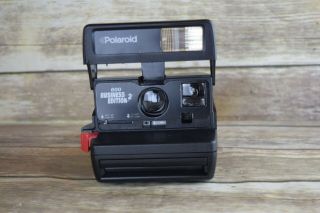 Vintage Polaroid 600 Business Edition 2 One Step Instant Film Flash Camera