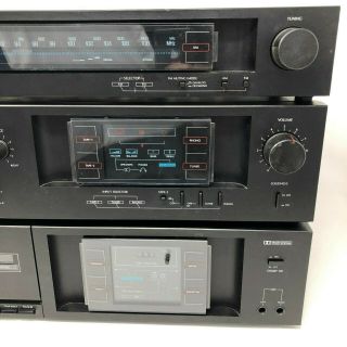 Vintage Sansui Stereo System Amplifier Tuner Tape Deck T - 550 A - 550 D - 55M 3