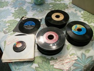 110 Vintage Country Western 45rpm Jukebox Records