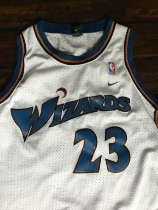 Nike Michael Jordan Wizards Jersey (xl),  Stitched (vintage.  It’s Not A Fake)