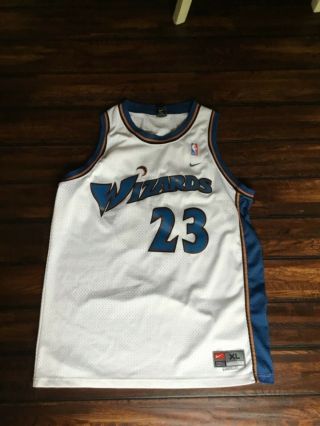Nike Michael Jordan Wizards Jersey (XL),  Stitched (Vintage.  it’s not a fake) 5