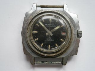 Vintage gents DIVERS STYLE wristwatch SEAWATCH mechanical watch spares 2