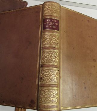 Fishing & Hunting - The Rod And The Gun/1840/rare 1st Ed.  /fine Leather/engrvd.  Plts