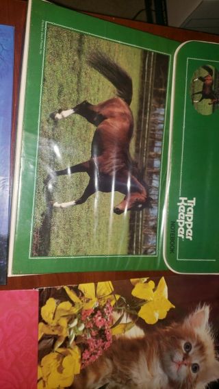 80 ' s Vintage Mead Trapper Keeper 29096 Horse &vintage school supplies folders. 2