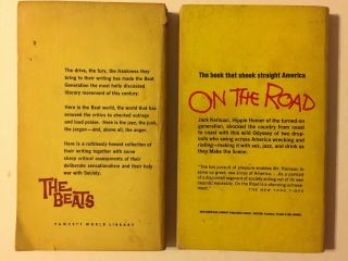 Jack Kerouac ON THE ROAD 1957 / Seymour Krim THE BEATS 1960 1st printing 2