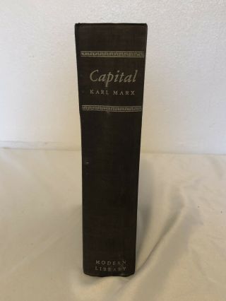 1936 Capital A Critique Of Political Economy By Karl Marx Communism Socialism