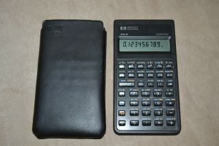 Vintage Hp 20s Scientific Calculator 1987 Hewlett Packard Made In Singapor