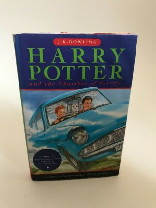 Harry Potter And The Chamber Of Secrets 1st Edition Uk 3rd Printing Jk Rowling