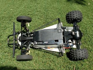 VINTAGE Tamiya Grasshopper rc radio controlled car buggy CUSTOM BUILT WITH SHOCK 3