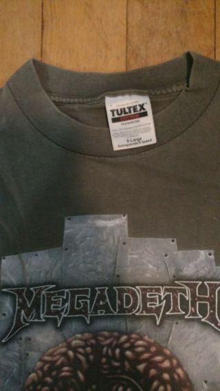 Megadeth Vintage 1995 Youthanasia U.  S.  Tour Shirt XL 4