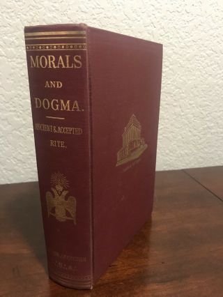 1966 Morals And Dogma Ancient Accepted Rite Freemasonry Book Albert Pike Masonic