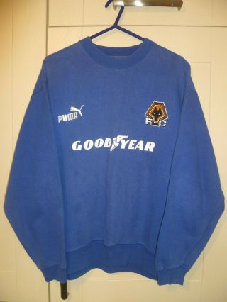 Wolverhampton Wanderers (wolves) - Vintage/retro 1996 - 2000 Period Sweatshirt M