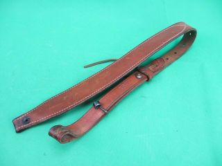 Vintage Bianchi Cobra Brown Leather Rifle Sling