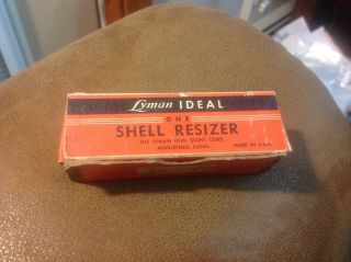 Vintage Lyman Ideal Shell Resizer 30 - 40 Crag