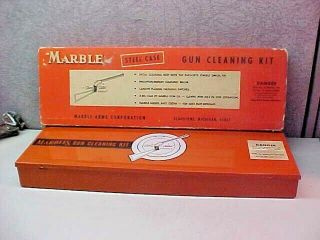 Vintage Marble’s Gun Cleaning Kit Complete 32 Cal.  Pistol & Oiler