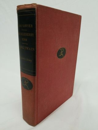 Adventures Of Tom Sawyer/ Huckleberry Finn Vintage Book - Modern Library