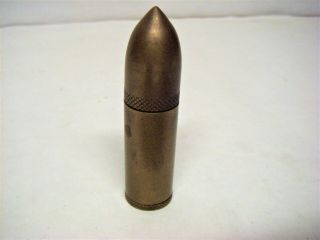 Vintage Wwii - Era Trench Art Bullet Shell Lighter