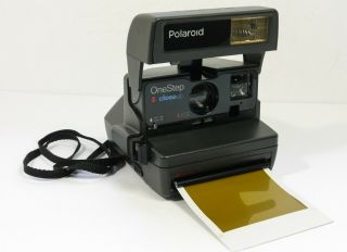 Polaroid One - Step Close Up 600 Instant Film Camera W Strap Vguc
