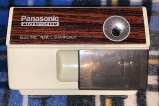 Vintage Panasonic Kp - 110 Auto - Stop Electric Pencil Sharpener Desktop