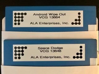 Android Wipeout / Space Dodge - Apple II Home Computer Software Games 2