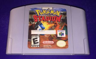 (g102) Collectible Classic Vintage Nintendo 64 N64 Game Pokemon Stadium