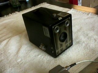 Kodak 620 Brownie Junior Box Camera.  All.  Good,  Shape.  1930 