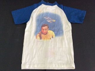 Vintage 1970s Star Trek Child T - Shirt and Pants Set Sci Fi TV Enterprise Kirk 2
