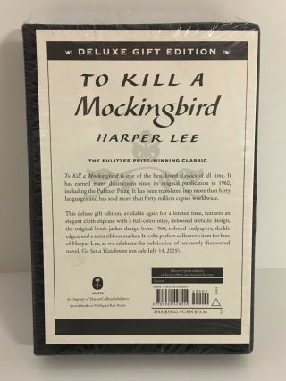 To Kill a Mockingbird Slipcase Deluxe Gift Edition by Harper Lee 2