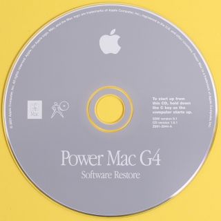 Apple Power Mac G4 (digital Audio) Software Restore Disc Os 9.  1 Z691 - 2944 - A