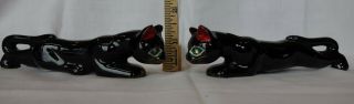 Vintage Collectable Ceramic Black Cat Salt And Pepper Shakers From 1950s (27)