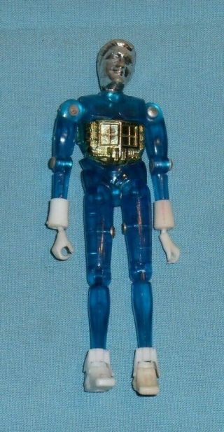 Vintage Mego Micronauts Blue Time Traveler (missing Connector)