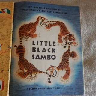 Little Black Sambo,  Vintage,  A Little Golden Book copyright 1948 4