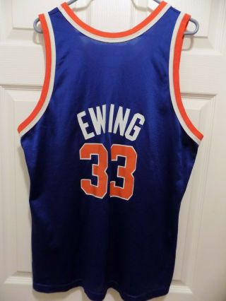 Patrick Ewing York Knicks Jersey (size 44) CHAMPION Vintage (good cond) 2