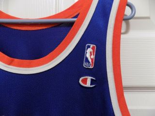 Patrick Ewing York Knicks Jersey (size 44) CHAMPION Vintage (good cond) 4