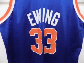 Patrick Ewing York Knicks Jersey (size 44) CHAMPION Vintage (good cond) 6