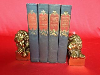 4 Volumes - Memoirs Of The Courts Of Europe - 1910