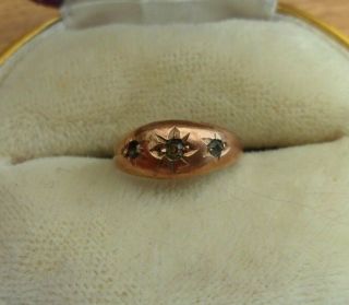 Vintage Jewellery Victorian 9ct Gold Ring For Scrap