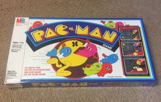 Vintage Pac - Man Milton Bradley Board Game