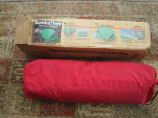 Vintage Iconic Eureka Timberline 2 Person Backpacking Tent W Box Vgc